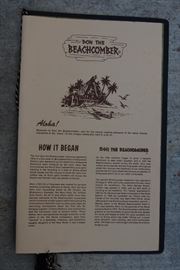 DON THE BEACHCOMBER MENUS