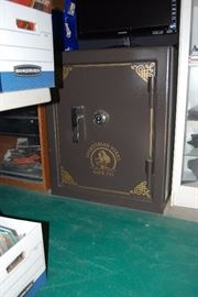 42" TALL JEWELRY SAFE WITH SARGENT AND GREENLEAF DIAL MADE BY SPORTSMAN STEEL SAFE COMPANY - 500 LBS. ORIGINAL COST MORE THAN $2200