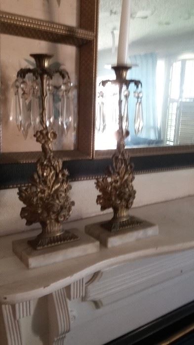 Pair of beautiful candle holders 