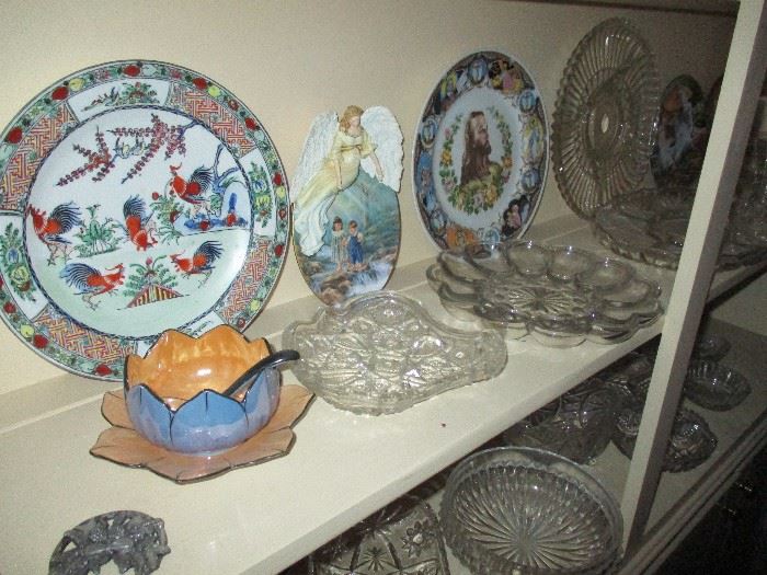 Still an amazing collection of Asian glassware and porcelain