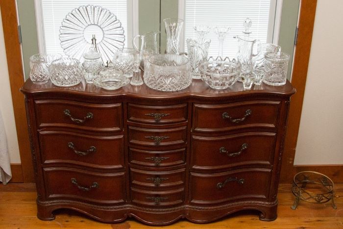 Lea Johnson Buffet/Side Board.  11 Drawers, Serpentine Front.  58"L x 33"H x 19"D  Cherry Finish:  375.00