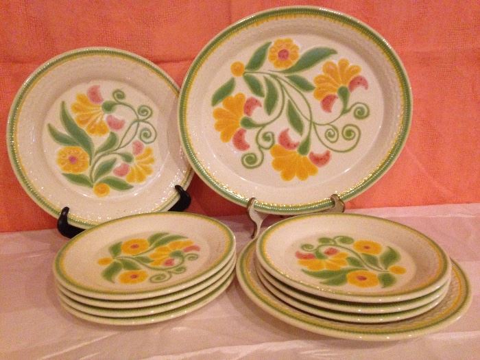 Franciscan 10 pc. Dish Set:  39.00