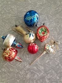 Vintage Christmas Tree Ornaments.  Priced from 2.25-12.00