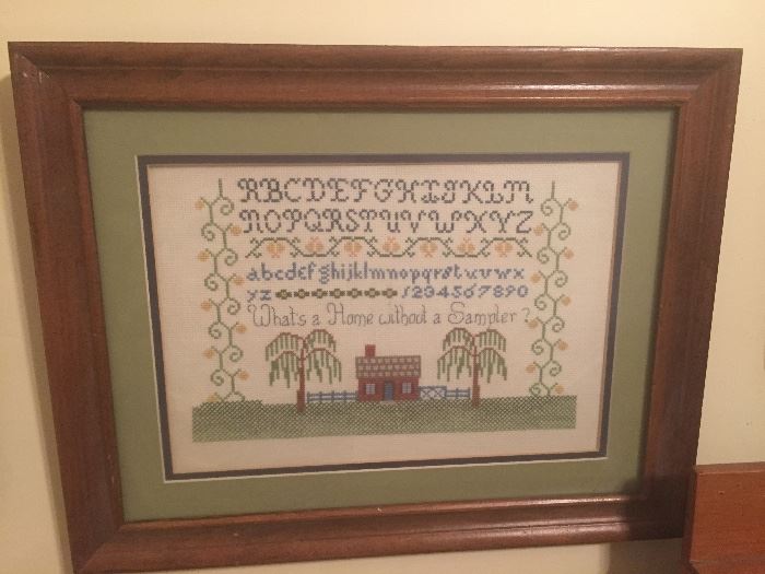 Needlepoint and crossstitch samplers 