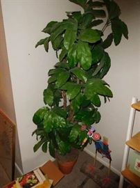 large artificial plant