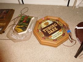 tuborg sign and old style sign