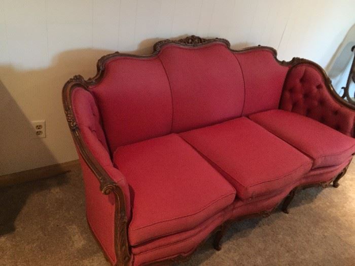 antique French Provincial couch