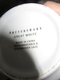 Pottery Barn Great White China