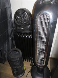 Space heaters & box fans 