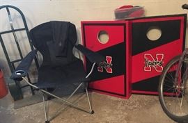 Heavy duty dolly. 
Bags game