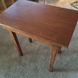 Antique pine table.
