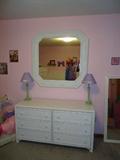 White Wicker Dresser