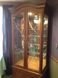 Thomasville Lighted Curio Cabinet