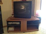 Televisions, VCR's and DVD's.