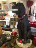 Black Lab Side Table
