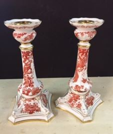 Red Aves Candlesticks