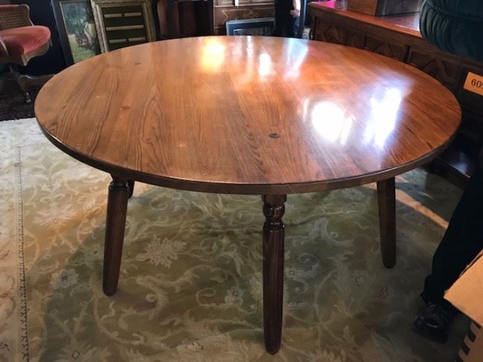 WR Dallas; large table with lazy susan