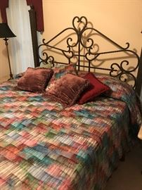 Beautiful King Size Wrought Iron Bed