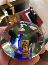 Signed Paperweight
