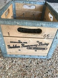 Old Dairy Bottle Carrier