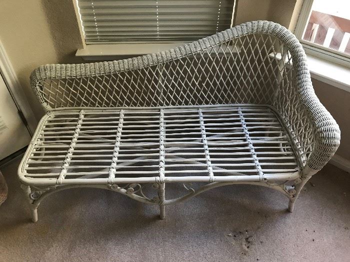 Wicker Fainting Couch