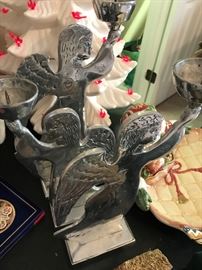 Pewter Angel Candle Holders