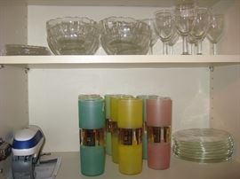 Vintage Tom Collins glasses