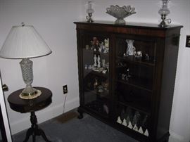 Antique bookcase / display cabinet by Colonial desk co.