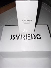 Never opened, new in box, Byredo rose water candle