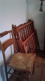 early chair and twin bed