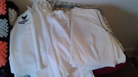 Navy whites, blues available as well