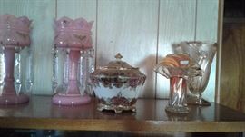 Stunning antique glassware