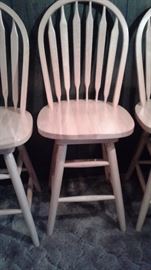 3 like new bar stools