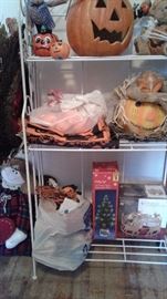 Halloween and Thanksgiving decor