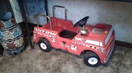 101 Dalmation Fire ZTruck Pedal Car