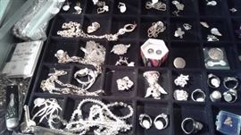 Vintage and designer jewelry