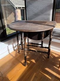 Need some clean-up and a little restoration.  Great antique style table.  $75.00