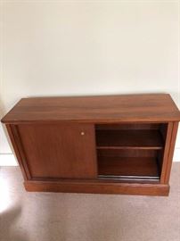 This is one heavy and nice TV or entry way stand.  It fits into any decor and includes a great amount of storage.  $30.00