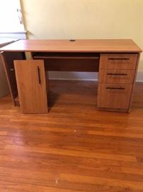 We have two of these desks.  They are in great shape, just need to have the doors put back on.  We are excited to offer each desk for $25.00