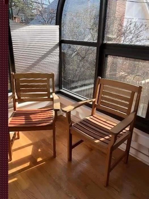 These to beautiful chairs are in great condition. Only sold as a pair for $50.00