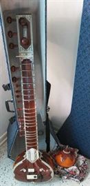 Vintage SITAR w/Case, Made in India