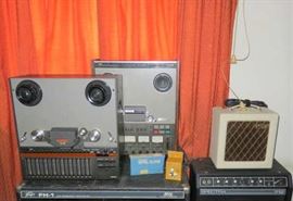 Fostex B-16 Analog 16 Track 1/2 inch Tape Recorder, TEAC A-3440 REEL to REEL