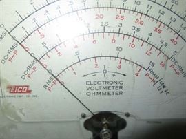 EICO MODEL 249 Electronic Voltmeter Ohmmeter