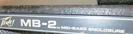 Peavey MB-2 Mid-Bass Enclosure BW Equipped Mark lll Series