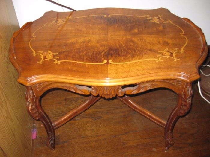 French Inlaid Table