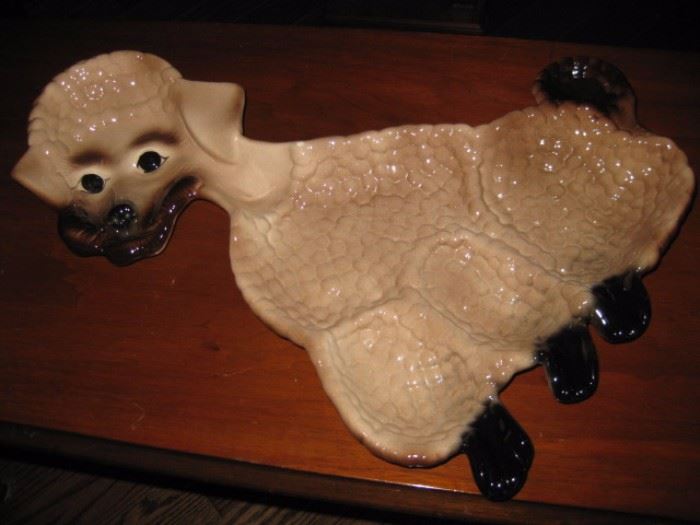 1950's Poodle plate
