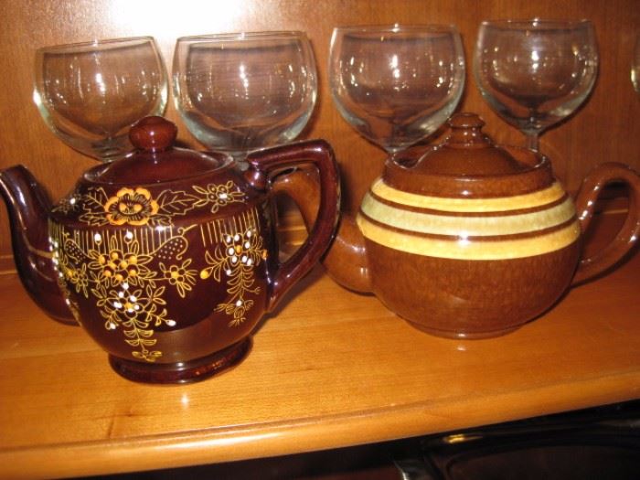 Vintage teapots