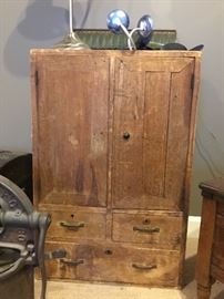 Primitive antique cabinet