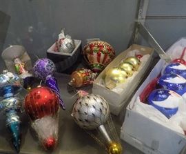 Important vintage Christopher Radko ornaments