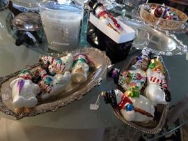 Snowmen - there are more than 400 ornaments all together.